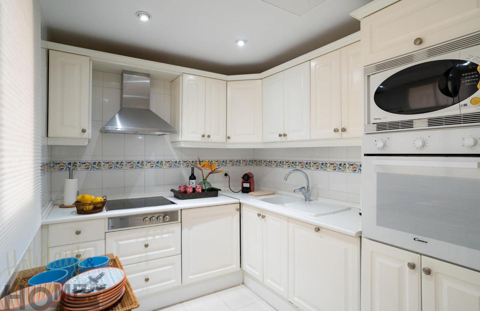 Appartamento Hacienda Playa Elviria 300 M Playa,jardin , 2 Hab ,marbella