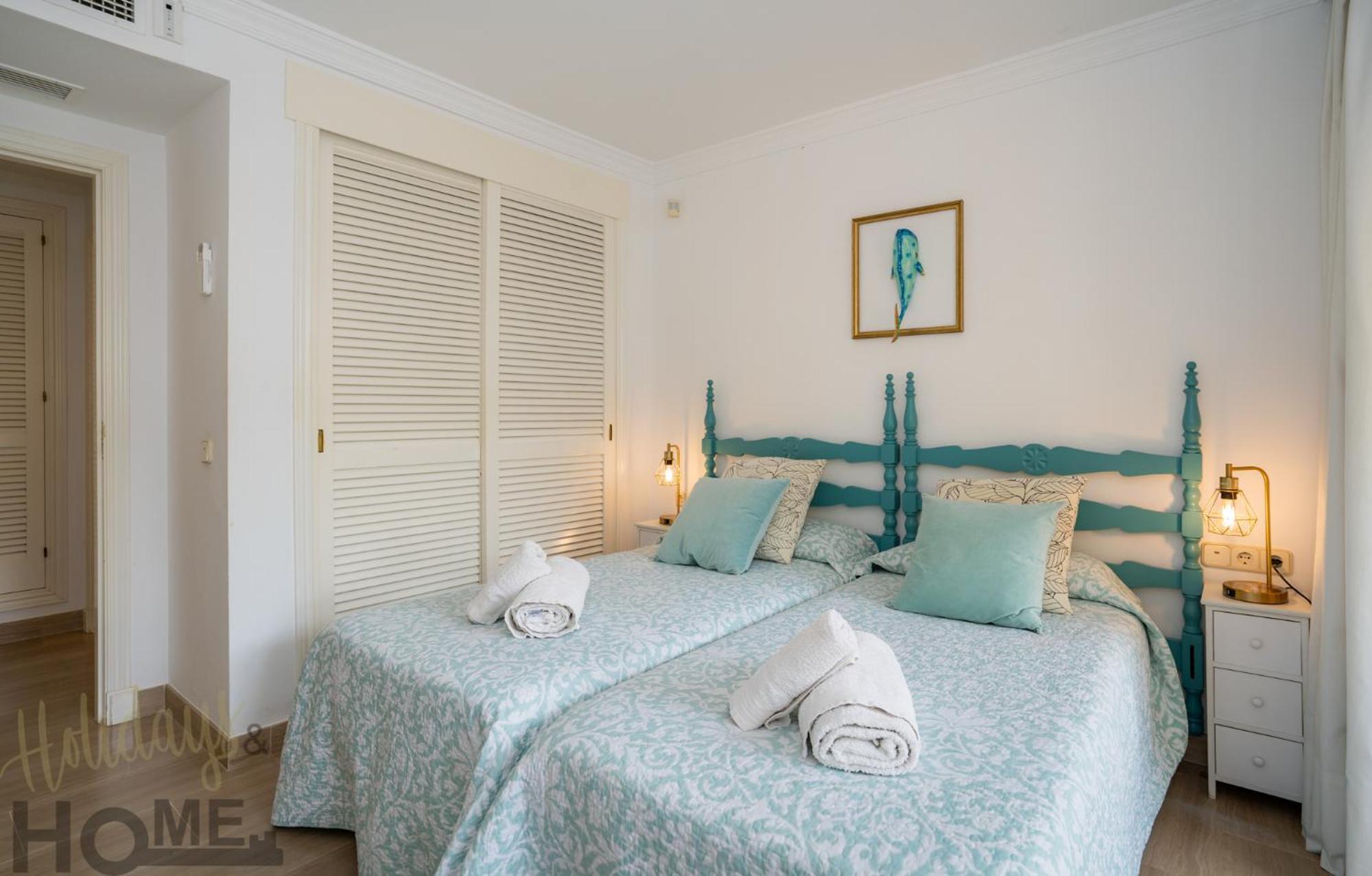 Apartment Hacienda Playa Elviria 300 M Playa,jardin , 2 Hab ,marbella *
